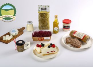 Regionálními potravinami kraje jsou kozí sýr a uzená paštika