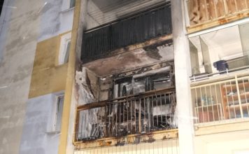 Požár ostravského balkonu za 400 tisíc korun