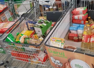 Pomoc lidem v tíživé situaci. Zákazníci Globusu věnovali téměř 44 tun potravin a drogerie.