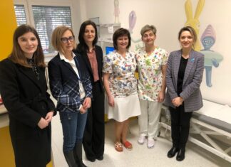 Zástupkyně UNICEF si prohlédly novou Ordinaci praktického lékaře pro děti a dorost