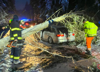 Větrná smršť v kraji. Hasiči se nazastavili