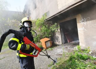 Hasiči cvičili v Dolní oblasti Vítkovic