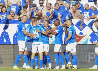 Bod trefil Matěj Šín: Bohemians – Baník 1:1