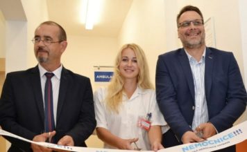 Zmodernizované prostory nemocnice