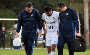 Baroš se zranil, zlomenina naštěstí vyloučena!