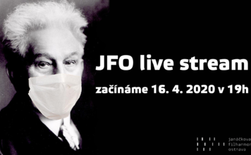Online hudební pozdravy z Janáčkovy filharmonie Ostrava aneb JFO live stream