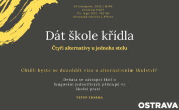 Pozvánka k cyklu Dát škole křídla