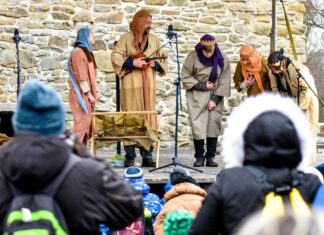 Vánoční atmosféra na hradě