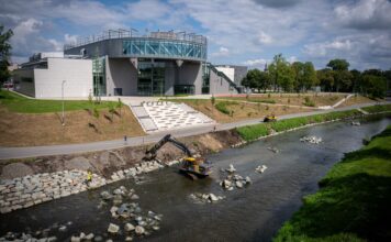 Proměna levého břehu Ostravice pokračuje