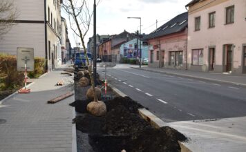 Práce na ulici Přemyslovců spějí do finále, zítra bude komunikace zprovozněna pro městskou hromadnou dopravu