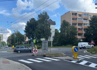 V neděli začne oprava rondelu na Novoveské ul. v Ostravě